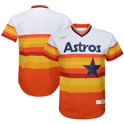 youth houston astros nike white home replica team jersey|astros for toddlers.